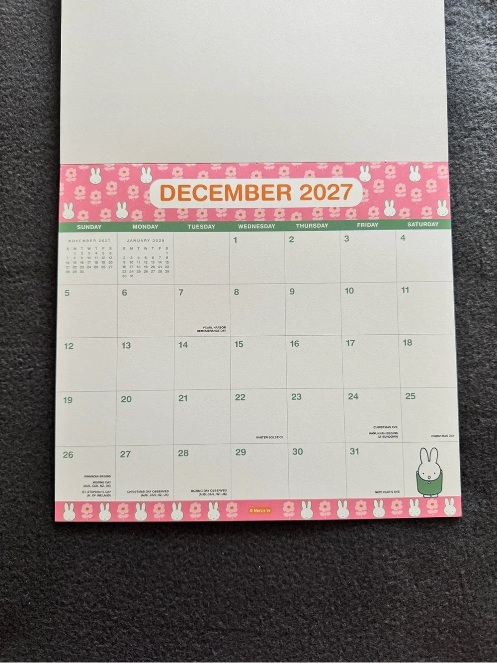 Miffy Magnetic Monthly Planner